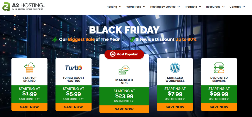 Home Page A2 Hosting Black Friday Sale